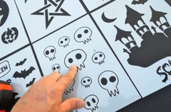 Halloween Stencils Craft Painting Stencils Airbrush Spray Paint (18 Designs)