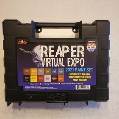 Reaper Empty Plastic Storage Carry Case With Inserts Box Only No Paint Included