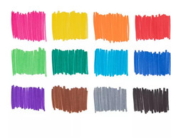 Master’s Touch Twin Tip Fineliner Markers – 12 Piece Set New