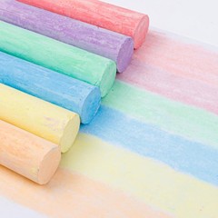 Feela Jumbo Sidewalk Chalk 72 Pack Non-Toxic Outdoor Chalk Set For Kids 18