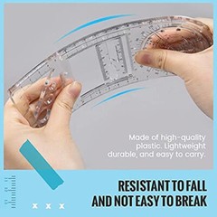 Multifunctional Ruler Geometric Drawing Template Measuring Drafting Tools NEW