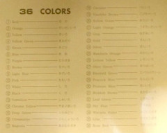 【Directly sent from Japan】”Kita-Boshi” color Pencil set 36 color/Incence Cedar
