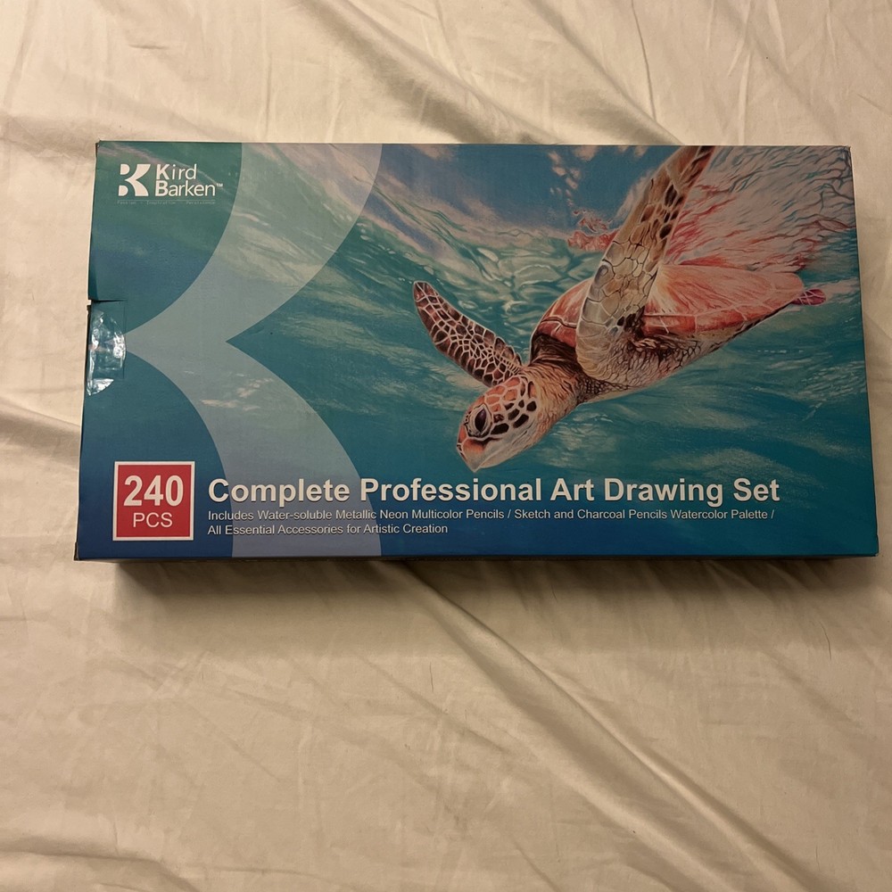 Kird Barken Complete Professional Art Drawing Set – 240 Pieces