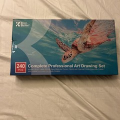Kird Barken Complete Professional Art Drawing Set – 240 Pieces