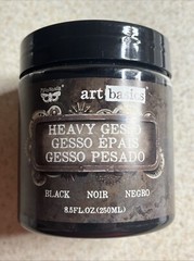 Finnabair Art Basics Heavy Gesso 8.5oz-Black