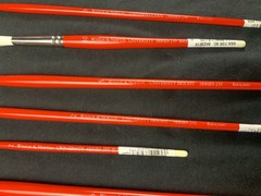 Winsor & Newton Six Acrylic & Oil Brushes University Series Unused!