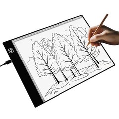 Mesa De Luz LED Dibujo A4 Caja Tableta Portatil USB Para Artistas Caligrafia