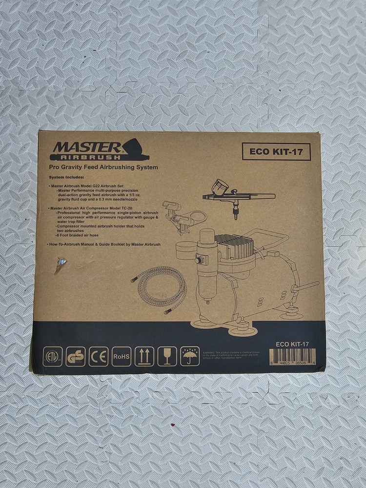Master Airbrush Eco Kit 17 – Gravity Feed