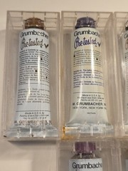 Vintage Grumbacher Pre-Tested Unused Permanent Oil Color Paint (6 Colors) 37ml.
