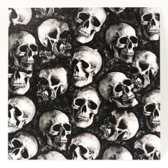 Infused Kydex Skulls Print 7.5″ X 7.5″ Sheet Multi Lots Available