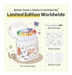 Ohuhu x Bobbie Goods Honolulu B 48 Colors Dual Tips Alcohol Markers SHIPS NOW!