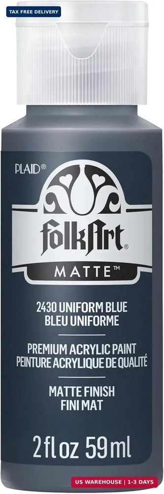 FolkArt Paint, Uniform Blue 2 Fl Oz
