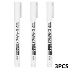 White Waterproof Permanent Paint Marker Pens for Metal Wood Fabric**