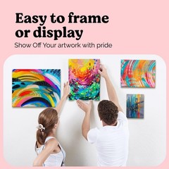 Chalkola 8×10 Canvas for Painting (15 Pack) – Small Canvases for Painting | 100%