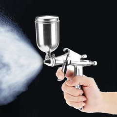 Mini HVLP Air Spray Gun Auto Car Detail Touch Up Paint Sprayer Spot Repair New
