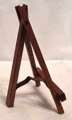 Miniature Display Wood Tripod Table Easel Art Crafting Foldable