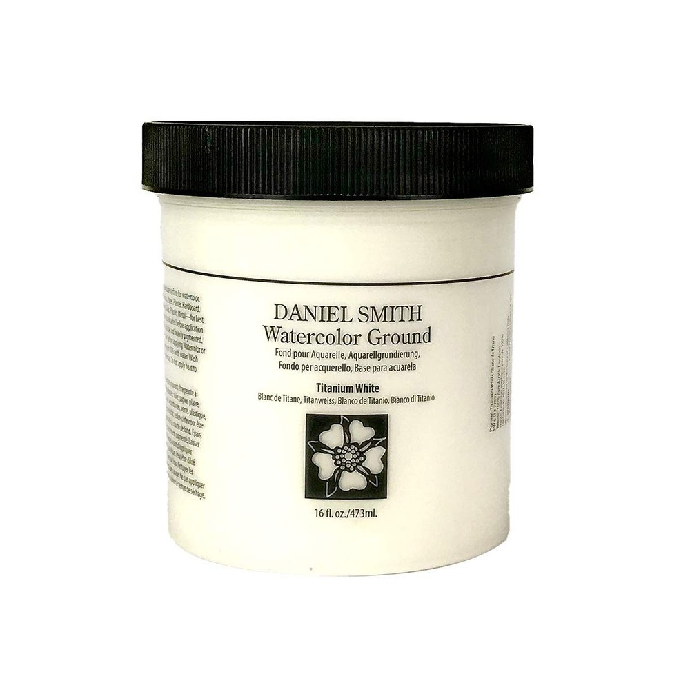 Watercolor Ground 16oz Jar Titanium White 284055001 Beige