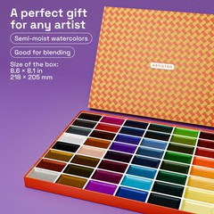 ARTISTRO Professional Watercolor Paint Set 1 Count (Pack of 48), 48 Colors