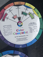NOS Grumbacher Color Computer CAT NO. 420 – Vintage Color Wheel for Artists 1972