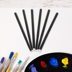 6 Pcs Miniature Paint Brushes Hobby Model Coloring Flat Ink Blending