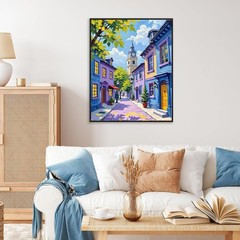 Paint by Numbers Kit for Adults, Scenery-Cityscape Adults Paint by Number Kits