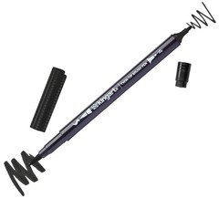 TT104-1 PRO Twin-Tip Black Color 445 Series Single Brush Pen Artist Marker, D…