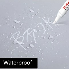 1/3/5 Pcs White Marker Pens 2.0Mm Oily Waterproof White Gel Pen DIY Graffiti Ske