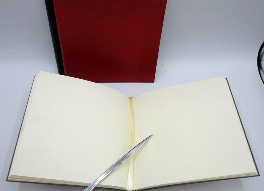 Graphic Image 6×6″ Sketchbook Leather Soft Cover Archival Quality Paper BLACK
