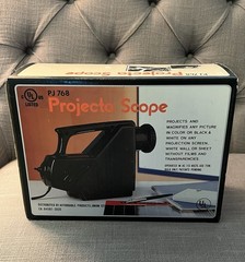 Vintage Projecta Scope PJ 768 Opaque Art Projector Tracing Enlarger w/ Box