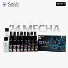 24 MECHA COLORS KALEIDO COLORWORKS PAINT SET FAST SHIPPING[FREE CLEANER+THINNER]