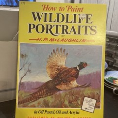 173 How to Paint Wildlife Portraits McLaughlin Walter Foster Instruction Book