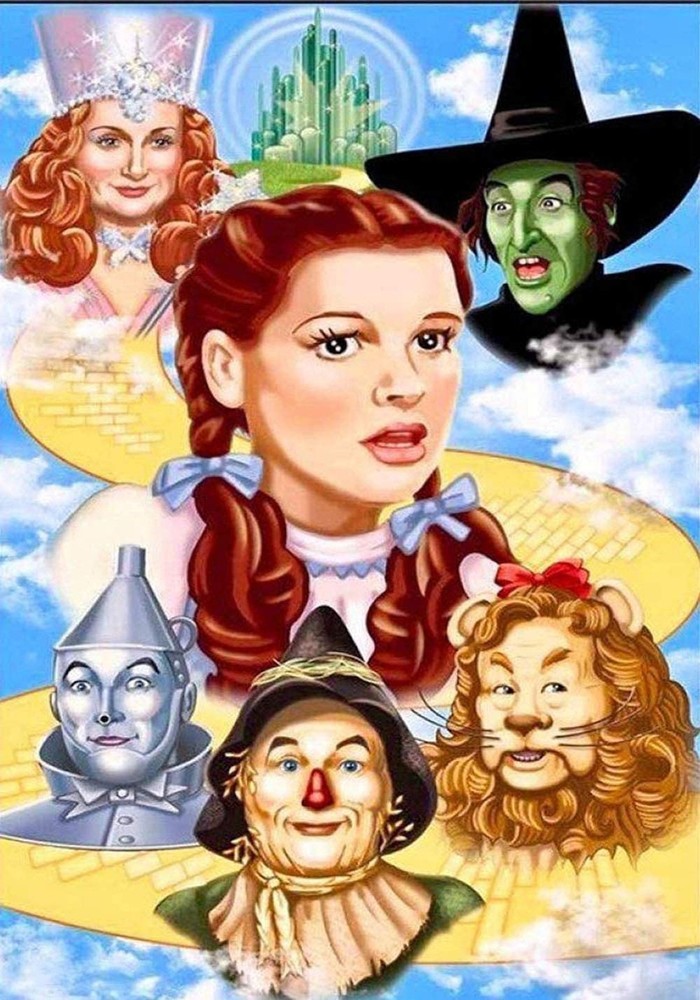 5D DIY Diamond Painting The Wizard of Oz 16X20 inches Full Round Drill Rhines…