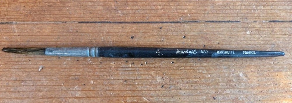 Vintage Raphael Brush 883 Martrette #14 Sable Synthetic Hair Blend France