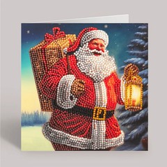 CraftBuddyUS CCK-32XM154: Bringing Joy Crystal Art Card Kit 18x18cm