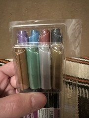 Kuretake ZIG Fudebiyori Metallic Brush Pen set of 8, Made In Japan, Copper Gold