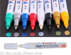 Permanent Universal Oil Paint Marker Pen for Rubber Glass Metal Tyres Bin Number