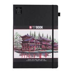 Sakura sketch/note book 21×29, 7cm 80p creme white paper 140g