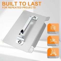 Door Painting Stand: Heavy-Duty Steel Racks with 4 Rubber Feet & Ergonomic Ha…