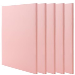5 PCS A4 Rubber Carving Blocks, 8.3 x 11.8 Inch Large Stamp 8.3×11.8 Inch Pink