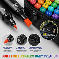 78PCS/23PCS Dual Tip Alcohol Art Marker Set