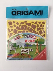 2 New Aitoh Origami Paper 5.875″ X 5.875″ 40 Sheets – 5 Animal Different Prints
