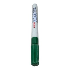 6 Markers Uni-Paint 63704 PX-21 Oil-Based Paint Marker Green Fine Line
