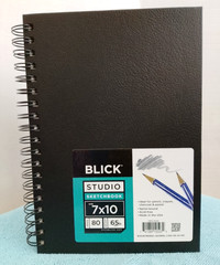 Blick Studio Sketchbook 7×10 Spiral Bound 80 Pages 65lb Acid Free Drawing Paper