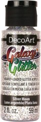 DecoArt Galaxy Glitter Acrylic Paint 2oz Moon – Silver