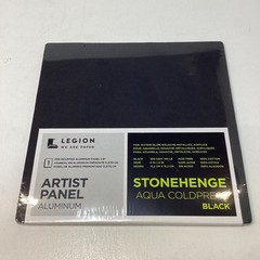 Lot of 3 Legion Stonehenge Aqua Coldpress Aluminum Artist Panel Black 6×6