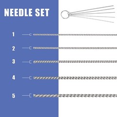 0.2/0.3/0.5mm Airbrush Nozzle Needle Replacement Parts for Airbrushes Spray Gun