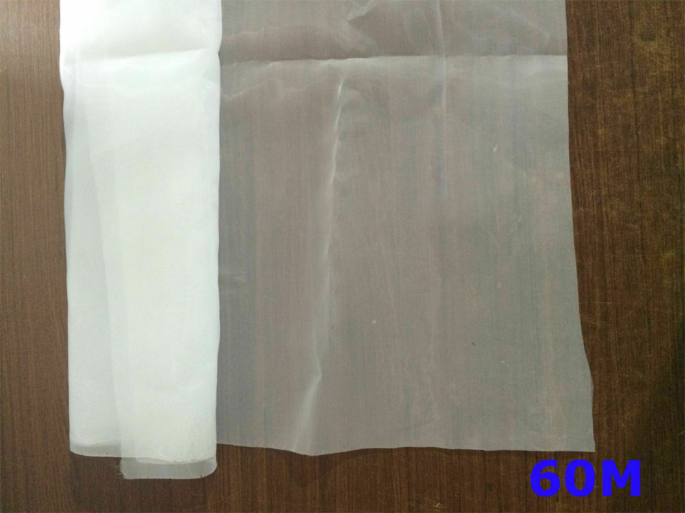 USA Stock 1 pc Silk Screen Fabric 60 Mesh 1.8×1 yard White Color for Printer DIY