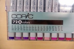 Copic Classic 72 Colors A Set TOO Illustration marker set Pens with Case