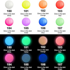 Glow in the Dark Acrylic Paint – 8 Colors X 0.71 Fl Oz / 21Ml Neon UV Black Ligh
