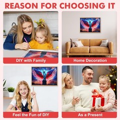 Independence Day Diamond Art Kits for Adults Beginner, 4th of July 5D Diamond